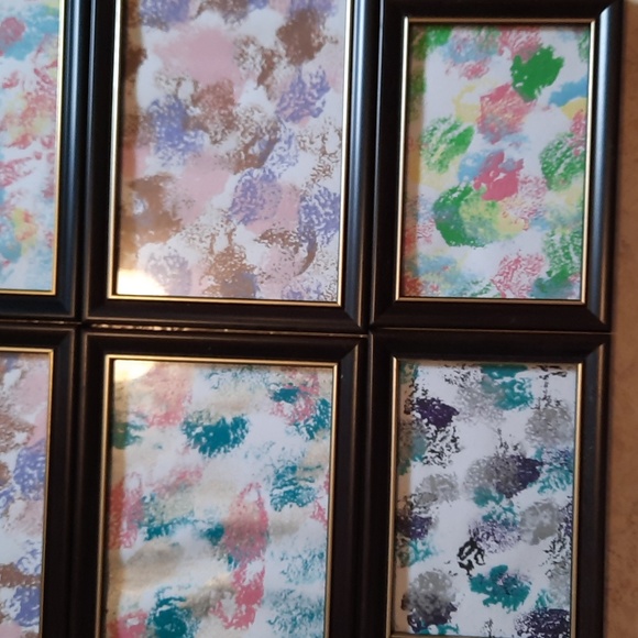 Hand Painted Sponge Art Collage - Picture 3 of 3